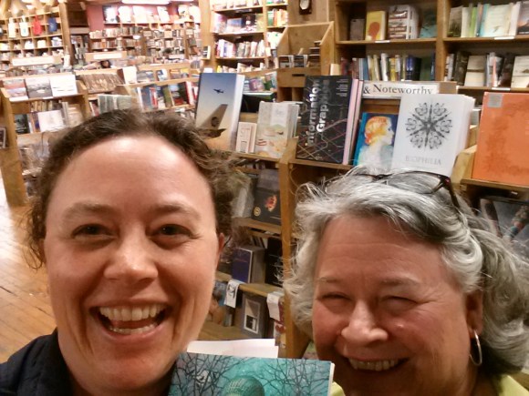 At Elliott Bay, our last top. We did it! 17 bookstores in one day! 