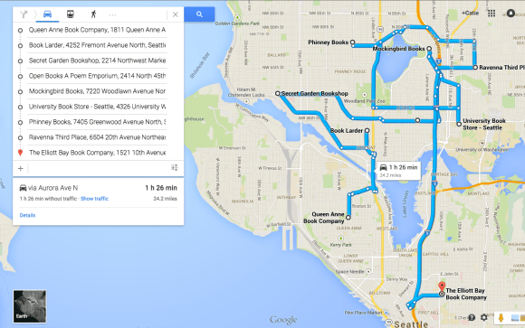 Second leg, within the city proper